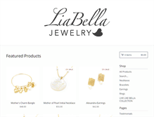 Tablet Screenshot of liabellajewelry.com